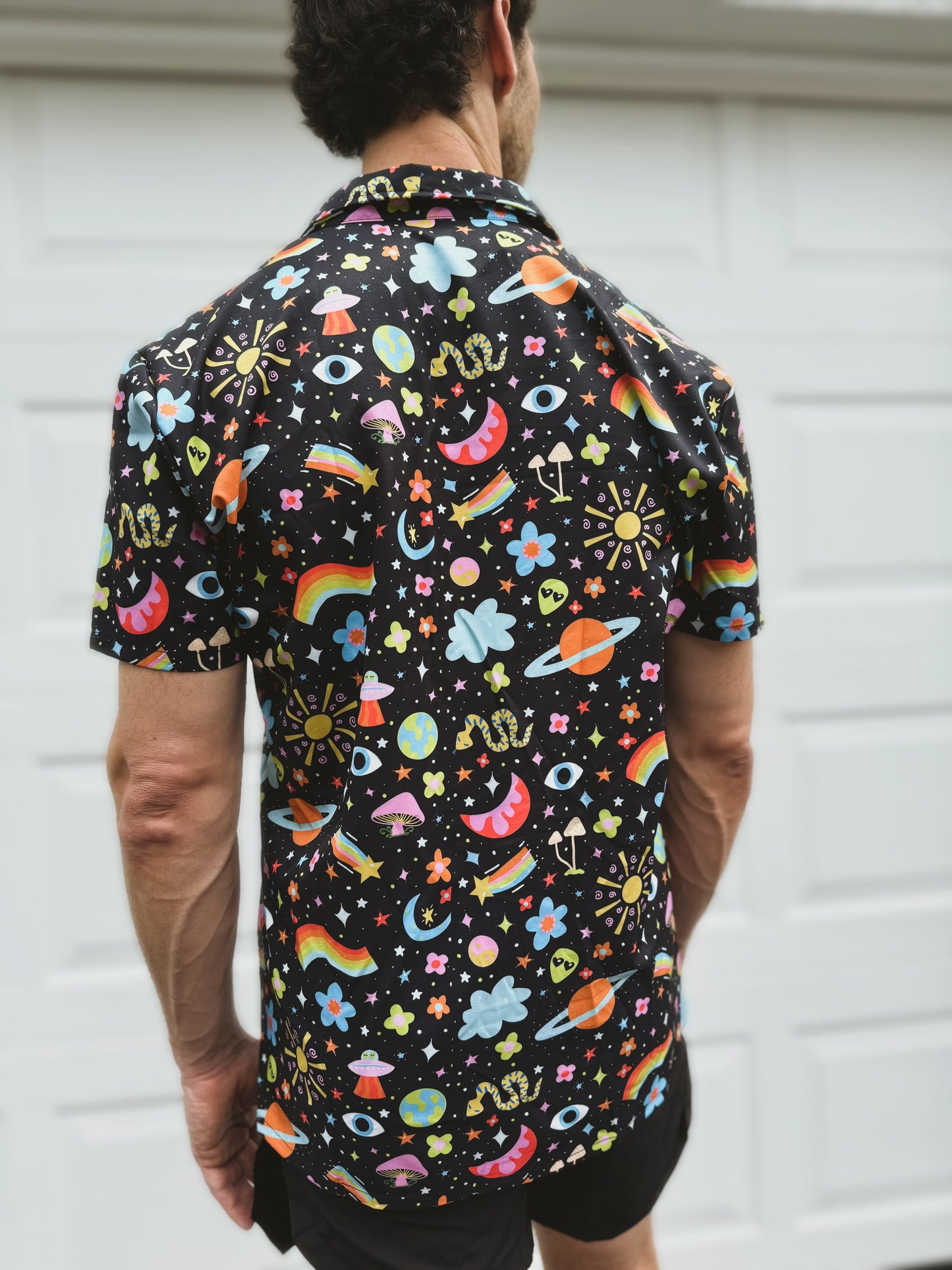 cosmic button down shirt