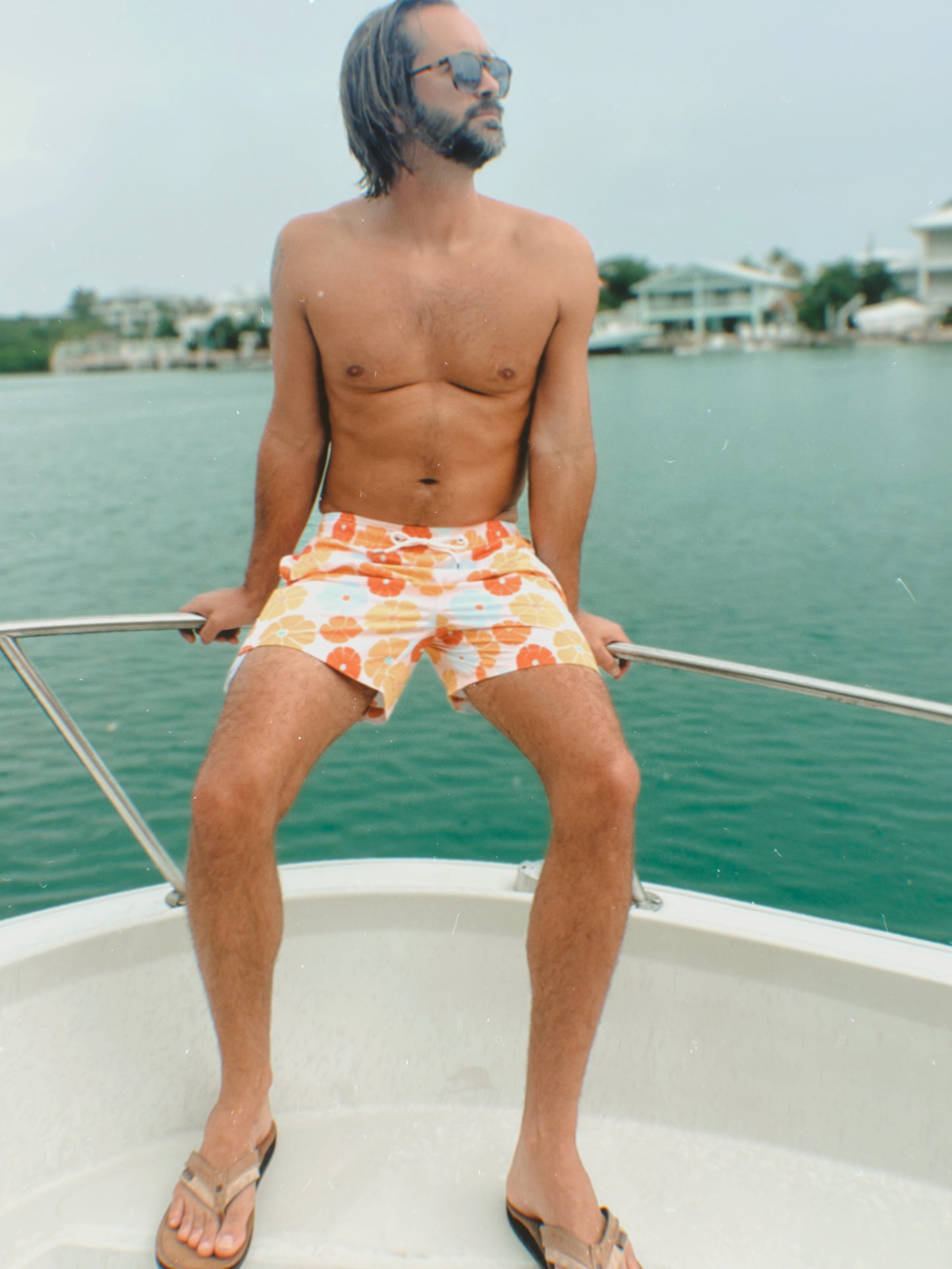 sunrise swim trunks