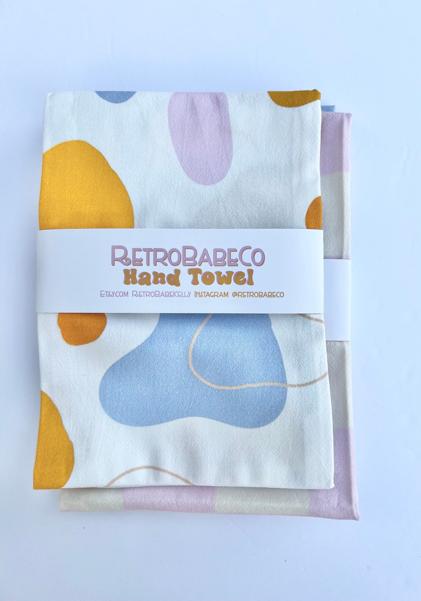 blob hand towel