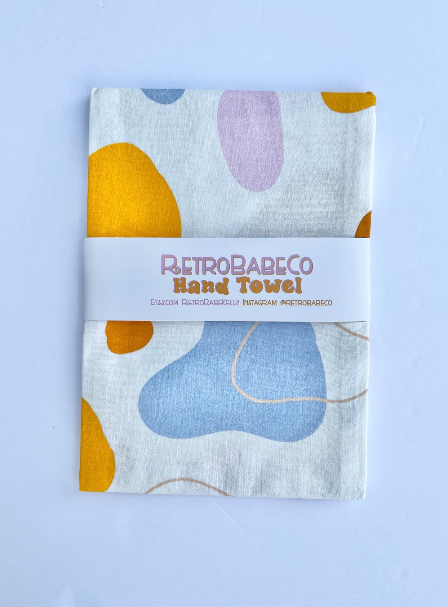 blob hand towel