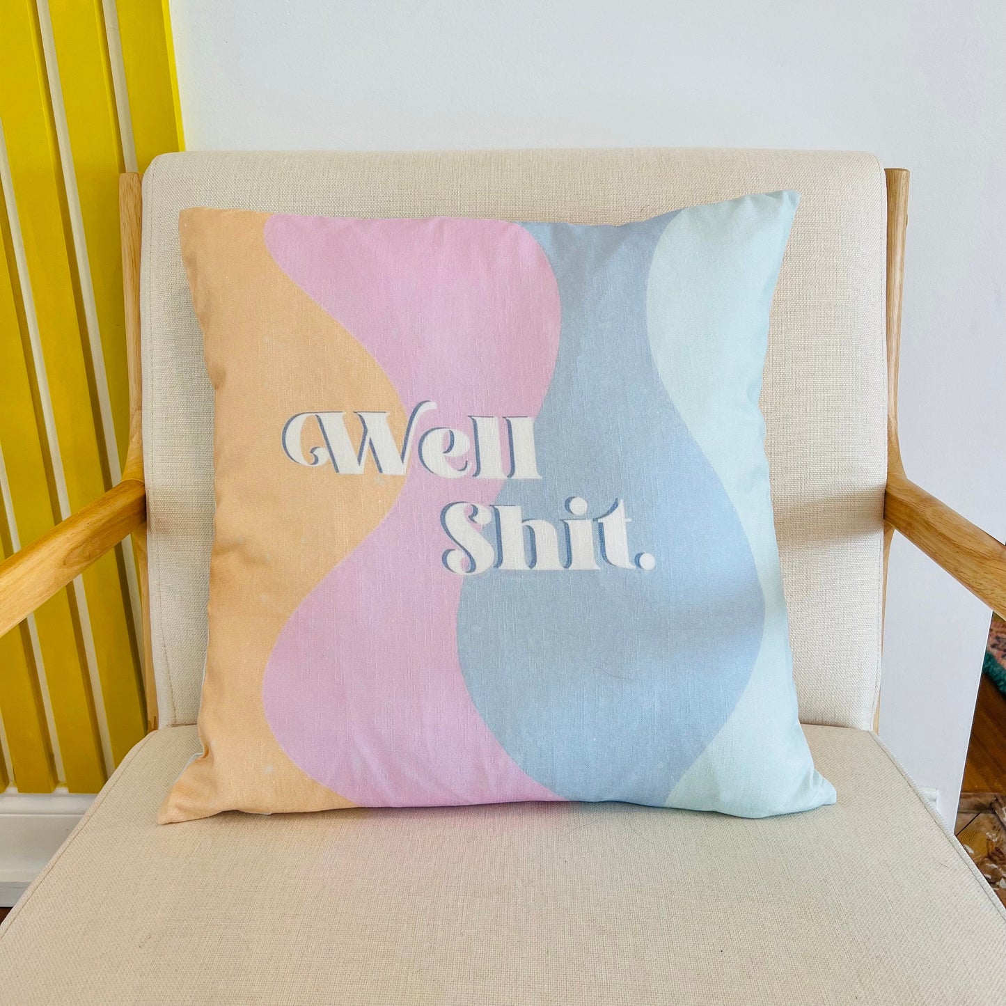 well sh!t pillow cover