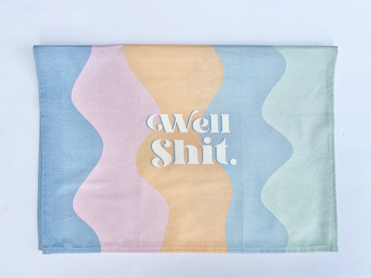 well sh!t hand towel